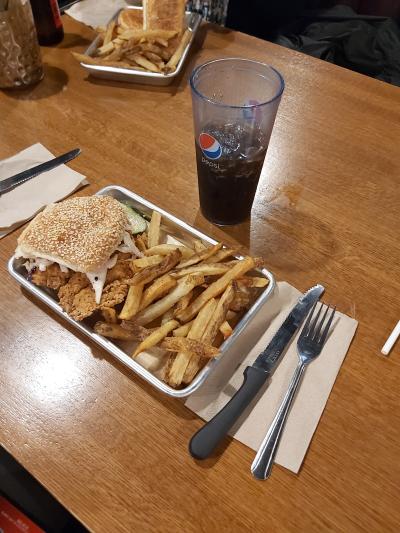 Déjeuné Américain dans un BBQ