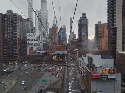 Direction Roosevelt island en téléférique