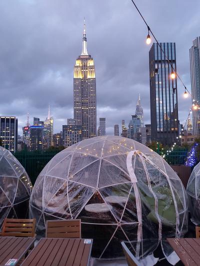 Pour finir la journée un petit verre sur un rooftop avec vue sur l'Empire State Building