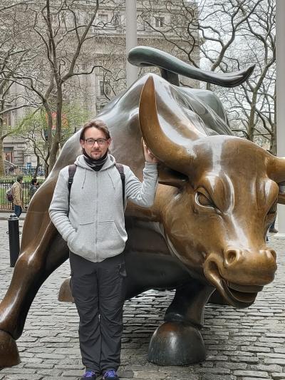 Wall street sans son loup mais avec son taureau