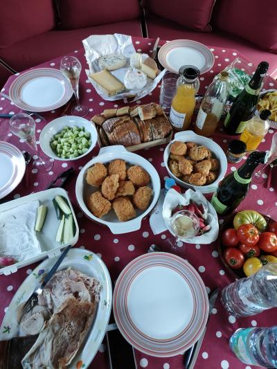 Soirée avec Mélanie chez Françoise et Thierry