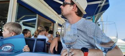 Repas et baignade au Lac d'Annecy