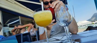 Repas et baignade au Lac d'Annecy