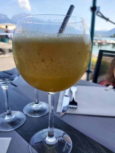 Repas et baignade au Lac d'Annecy