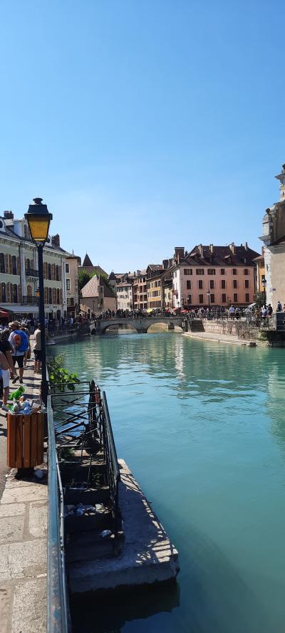 Repas et baignade au Lac d'Annecy