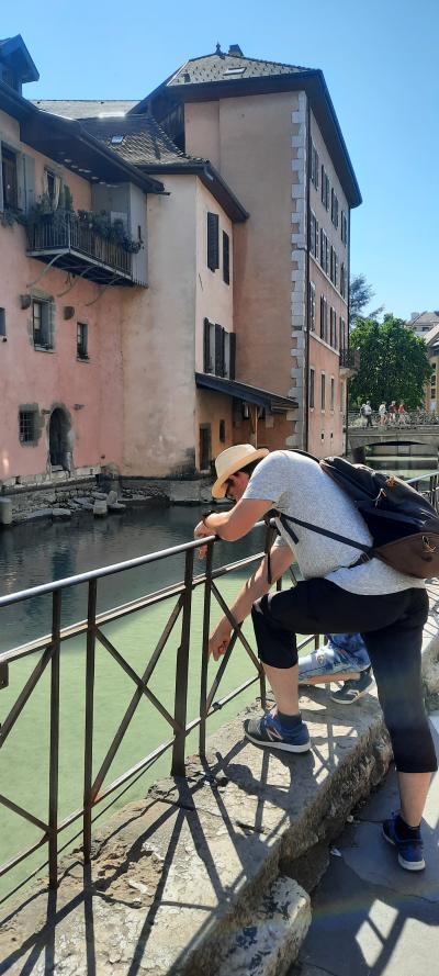 Repas et baignade au Lac d'Annecy