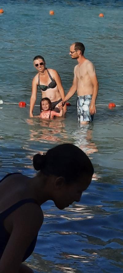 Repas et baignade au Lac d'Annecy