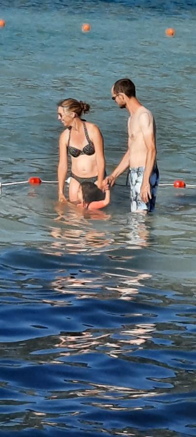 Repas et baignade au Lac d'Annecy