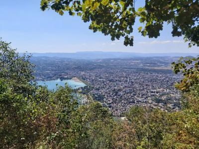 Randonnée avec vue sur le lac d'Annecy