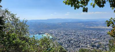 Randonnée avec vue sur le lac d'Annecy