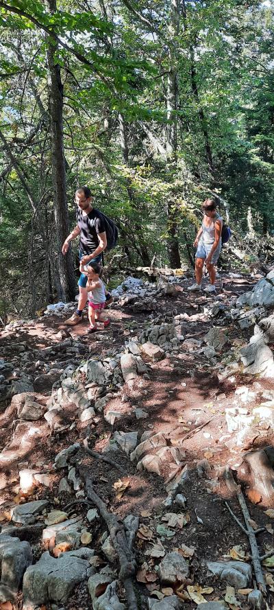 Randonnée avec vue sur le lac d'Annecy