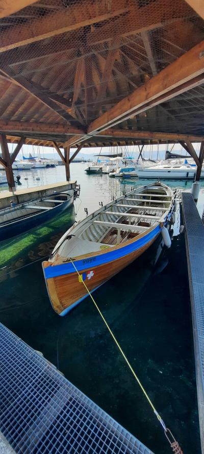Tonon les bains, Yvoire et visite à la cave pour les filles et plage pour les enfants