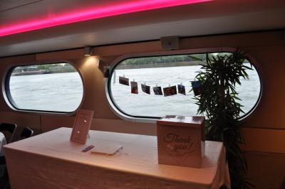 Apéritif et diner sur la seconde péniche