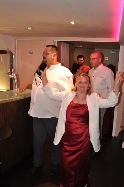 Apéritif et diner sur la seconde péniche