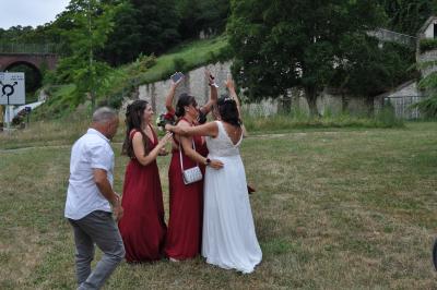 Séance photo dans le parc