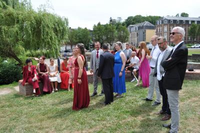 Séance photo dans le parc