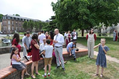 Séance photo dans le parc