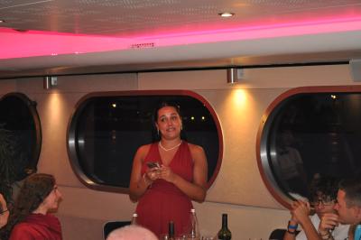 Apéritif et diner sur la seconde péniche