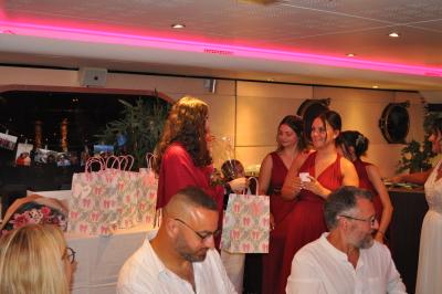 Apéritif et diner sur la seconde péniche