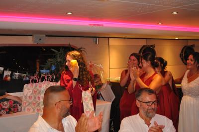 Apéritif et diner sur la seconde péniche