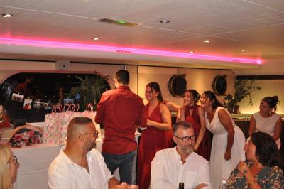 Apéritif et diner sur la seconde péniche