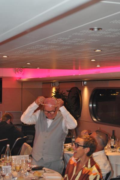 Apéritif et diner sur la seconde péniche