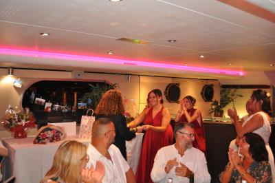 Apéritif et diner sur la seconde péniche