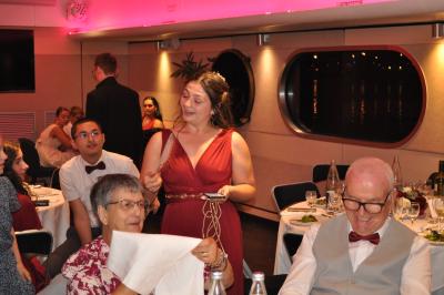 Apéritif et diner sur la seconde péniche