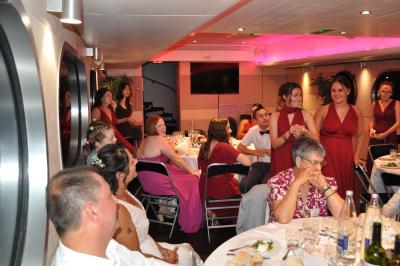 Apéritif et diner sur la seconde péniche