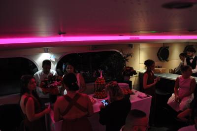 Apéritif et diner sur la seconde péniche