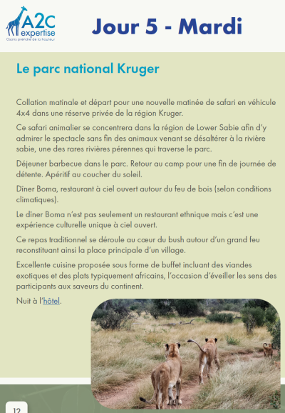 Le parc national Kruger