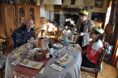 Un joli repas en famille