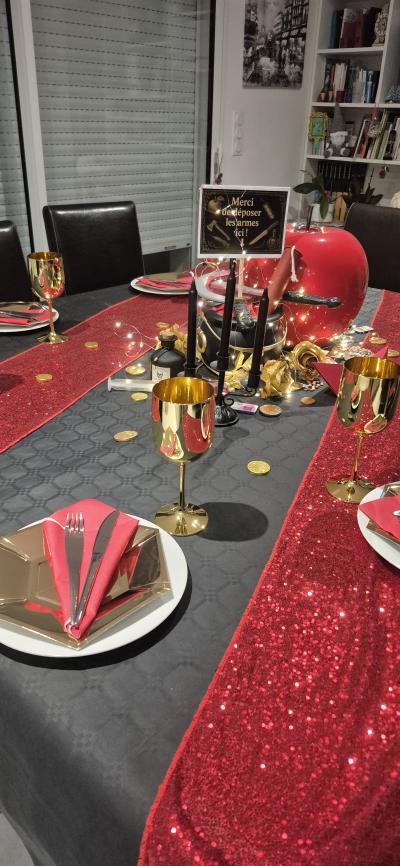 Les préparatifs de la soirée