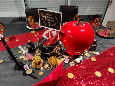 Les préparatifs de la soirée