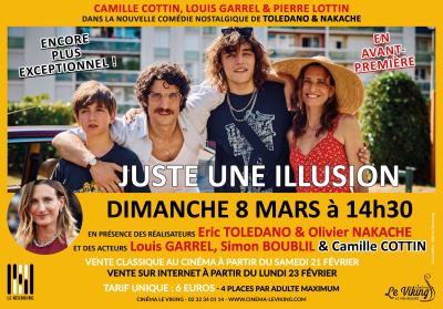 En présence de Camille COTTIN, Louis GARREL, Eric TOLEDANO et Olivier NAKACHE
